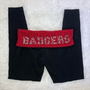 ❤️ RARE!! Victorias Secret Pink Sexy Lace Fold Over Roll Down Leggings Medium ❤️